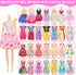 101 Set 11.5 Inch 5 12 2 2 2 10 Ecore Fun Pcs Doll Clothes and Accessories for Dolls - Wedding Gowns Fashion Dresses