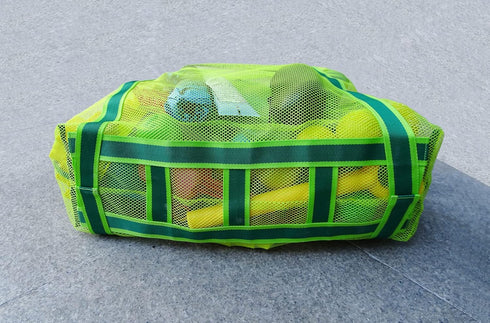 Swimming Leberna Large Beach Bag with Zipper Lightweight Beach Toy Bag Mesh Bag for Pool Sand Toys