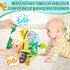 Baby Books 0-6 Months - Crinkle Cloth Book - Touch and Feel Baby Books - Infant Toys for Newborn Boys Girls