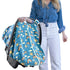 Bebe au Lait Classic Muslin Car Seat Cover -Perfect Baby Car Seat