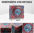 7-in-1 Set 3D Set DND Spinner Dice - Metal Dice with Relief Dragon Design | Unique Spinner Design for Dungeons