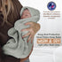 100% 31x31 Inches Organic Cotton Plush Woven Hooded Baby Bath Towels - Soft and Absorbent for Newborns and Kids, Baby