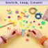6-12, 1200+ DPAPDI Bracelet Making Kit Toys for Kids, Girls Crafts for Ages Mermaid Weaving Loom Bracelets Kits