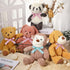Civaner 7 Pcs Forest Stuffed Animals Bulk - 12.5 Inch Cute Plush Jungle Animal Plush Toys for Kids