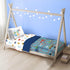Set 4 Set Sunny Side Up On The Go Toddler Comforter - Piece Preschool Bedding Includes Comforter, Sheets & Pillow Cover