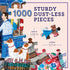 1000 23" 23" eeBoo Piece Puzzle - Village by the Sea Jigsaw Puzzle for Adults, Square x Made with Recycled Board