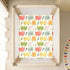 miaozhen 1 Pack 52x28 Cotton Crib Sheets for Baby Boys Girls Soft Stretchy Funny Garden Pig Ivory Playard Mattress