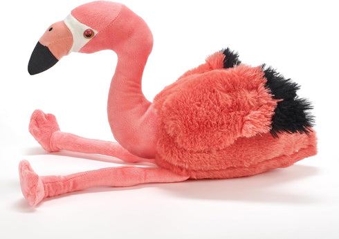 12 inches The Petting Zoo Flamingo Stuffed Animal, Gifts for Kids, Wild Onez Zoo Animals, Flamingo Plush Toy