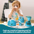 Joyin Play Kitchen Toys, Pretend Food Kitchen Accessories Girls Toy with Coffee Maker, Mixer, Toaster with Realistic