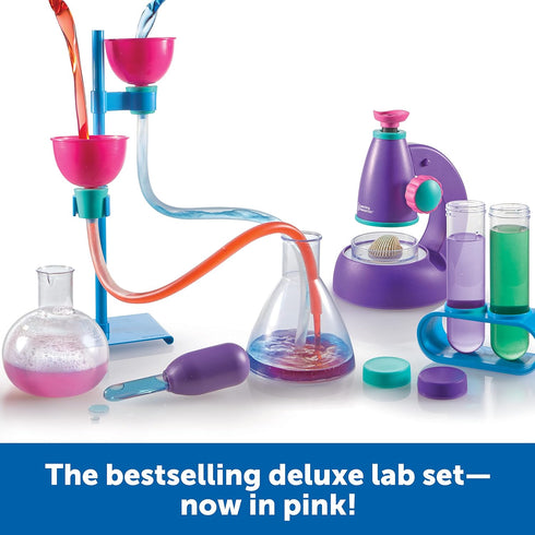 Set 45 3+, Learning Resources Primary Science Deluxe Lab - Pieces, Ages Experiments for Kids, STEM Toys, Sensory Tube