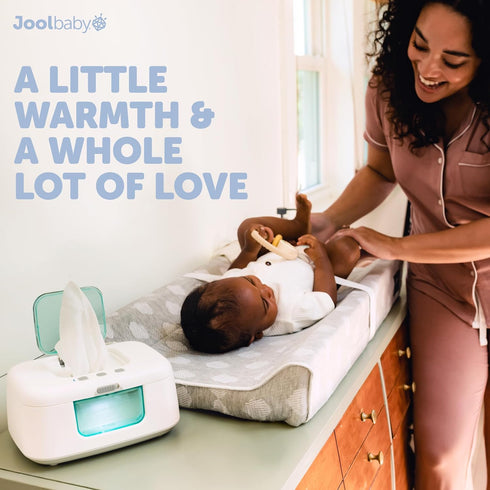 Jool Baby TinyBums Aqua Baby Wipe Warmer & Dispenser with LED Nightlight