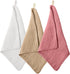 Qianyu 3 Pack Soft Baby Washcloths Muslin Burp Cloths Makeup Remover Cloths Absorbent
