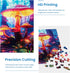 2 Pack Jigsaw Puzzles for Adults - 1000 Pieces - Succulents and Mushrooms - Difficult DIY Game Toy