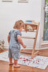 (30-Pack) 47 Dollop Premium Disposable Splat Mats Extra Large Water-Resistant High Chair Floor Protector Biodegradable