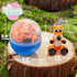 12 JOYIN Pcs Easter Eggs Hunt Prefilled with Adorable Animal Building Blocks for Easter Party Favors, Easter Basket