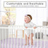 Sweet Jojo Designs Lavender Purple Fitted Crib Sheet - Watercolor Floral Collection