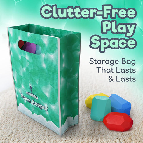 Wooden Stacking Blocks, Montessori Toys for Toddlers 1-6 Years, Building Games for Kids