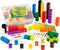 Kids First Math Kit: 100 Linking Cubes with Activity Cards - Develop Counting, Sorting, and Graphing Skills for Ages 3+