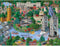 Bits and Pieces - 300 Large Piece Jigsaw Puzzle for Adults - London City View by Artist Joseph Burgess