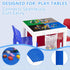 LABITITOUR 4 Pack 10"x10", of Classic Building Baseplates,Building Toy Base Boards to Build On, Brick Toy Builders Mat
