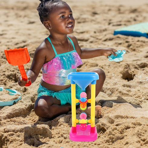Ciieeo Beach Sand Toy, 1 Set Children Sand and Water Wheel Toy, Water Wheel Beach Tool Kit