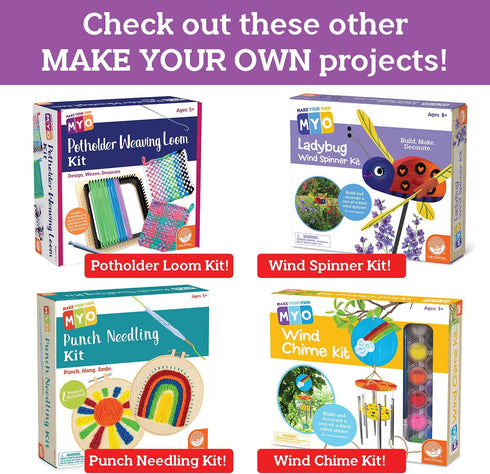 13 3 MindWare Make Your Own Bird Feeder Kits for Kids Build Your Own - Includes Paint Colors and Brushes