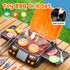CUTE STONE Cooking Toy BBQ Set, 2-Layer Kids Grill Playset with Play Food and Kitchen Accessories for Toddlers