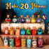 20 6 7 8 9 10+ UOMTFAI Mystery Potion Craft Kit for Kids, Mix Magic Wizard Potion, Creative Christmas Decorations