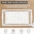 JEPFEIXIA 28"x52" Colorful Polka Dot Fitted Crib Sheet for Boys Girls Beautiful Watercolor Pastel Spots Baby Sheet
