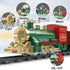 ManManLine Set Set 3 4 5 6 7 8+ Train Electric Train Toys for Kids, Christmas Train with Smokes, Light & Sound