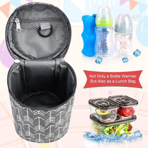 Insulated Breastmilk Cooler Tote Bag for Nursing Moms - Perfect for Daycare
