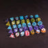 7PCS DND Dice Set - Handmade Sharp Edge Mystery Blind Box D&D RPG Polyhedral Resin Dice for Dungeons and Dragons TTRPG