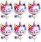 KatchOn Caticorn Birthday Party Supplies, Big 36 Inch, Pack of 6 Cat Balloons for Birthday Decorations