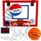 Pop-A-Shot Super Slam Mini Basketball Hoop for Kids and Adults | 2 Basketballs and Pump | Breakaway Rim