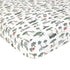 Hudson Baby Unisex Fitted Cotton Crib Sheet, Going On Safari, One Size