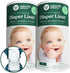 Naturally Nature Disposable Cloth Diaper Liners, Unscented, Fragrance-Free, Chlorine Free Diaper Inserts