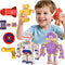 Fine Motor Building Robot Blocks for 3+Years Old Kids, Snap on Robots
