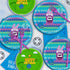 Video Games Party Tableware Supplies - 64pcs Llama Set with Plates, Forks, Napkins for Birthday Decorations