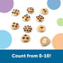 Counting Learning Resources Smart Cookies - Chocolate Chip Play Food, Preschool Activities, Toddler Sensory Toy, Play