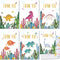72 Pcs Dinosaur Thank You Cards, Includes 36 Pieces Envelopes and 36 Pieces Cactus Dino Blank Notes for Kids Birthday