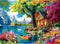 300 Piece Puzzles for Adults,Vintage Lake House Jigsaw Puzzle for Adults Kids