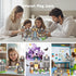 120PCS 3+ Magnetic Blocks Magnet Toys for Kids, Magnetic Building Blocks Cubes, Montessori Sensory Stacking Magnets