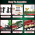 Set Set 3-12 TERRAMUS Christmas Train - Hanging Train Toys with Smoke Light & Sound for Boys Girls,Train Around Under