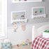 2 1 UTEX in Building Block Wall Panel for Kids with Shelf and Hooks, Wood Wall Shelf for Playroom, Nursery