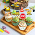 PAVATUTAT 24 PCS Construction Cupcake Toppers Stop Sign Dump Truck Excavator Tractor Party Cake Food Picks Decorations