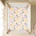 miaozhen 1 Pack 52x28 Cotton Baby Crib Sheets Soft Naughty Jungle Willow Soft Pink Toddler Bed Cover for Nursery Decor