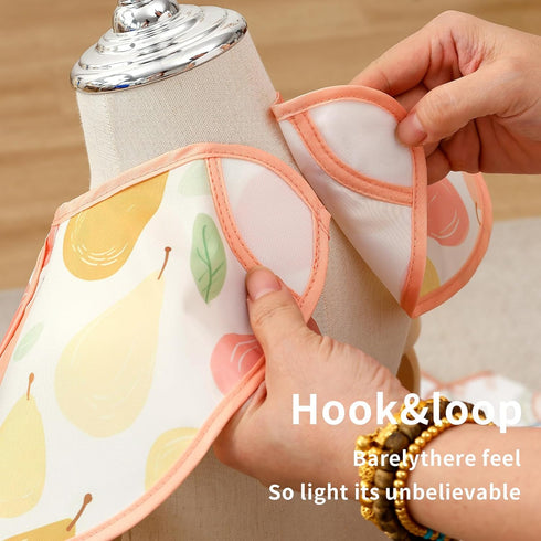 CoolaPeach Baby,3 Pack-Waterproof Feeding Bibs for & Easy Clean Baby Bibs for Eating,Toddlers & Infant,Reversible