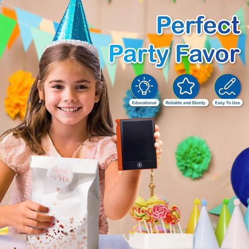 Mini LCD Writing Tablet for Kids | 24 Pack 4.5 Inch Mini Drawing Board | Fun Educational Gift for Sketching and Doodling