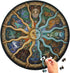 Moruska 500 Piece Puzzles for Adults - Zodiac Constellation Round Mandala Astrology Jigsaw Puzzle
