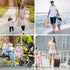 Backpack Diaper Bag for Baby Girl, Multifunction Waterproof Diaper Bag for Mom Dad, Large Pink Floral Baby Diaper Bags